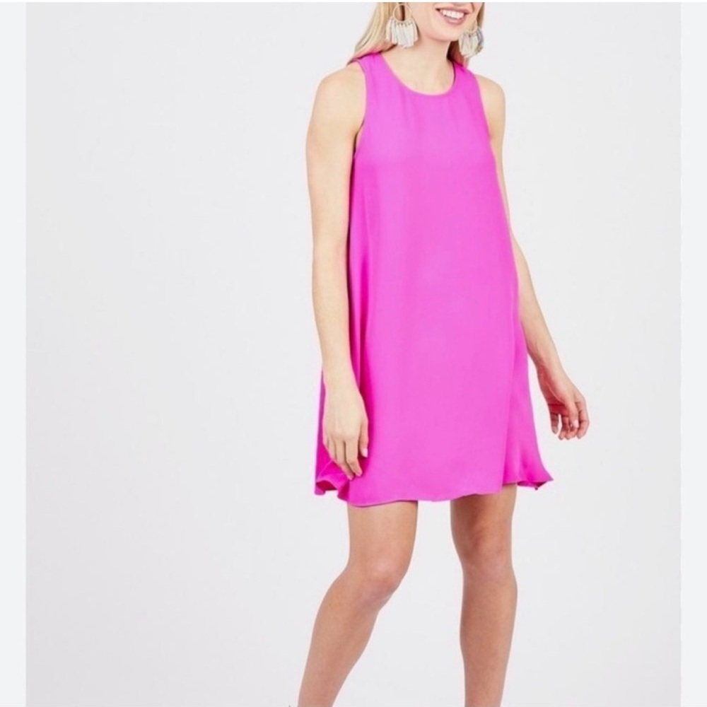 Amanda Uprichard Vibrant Pink Mini Dress